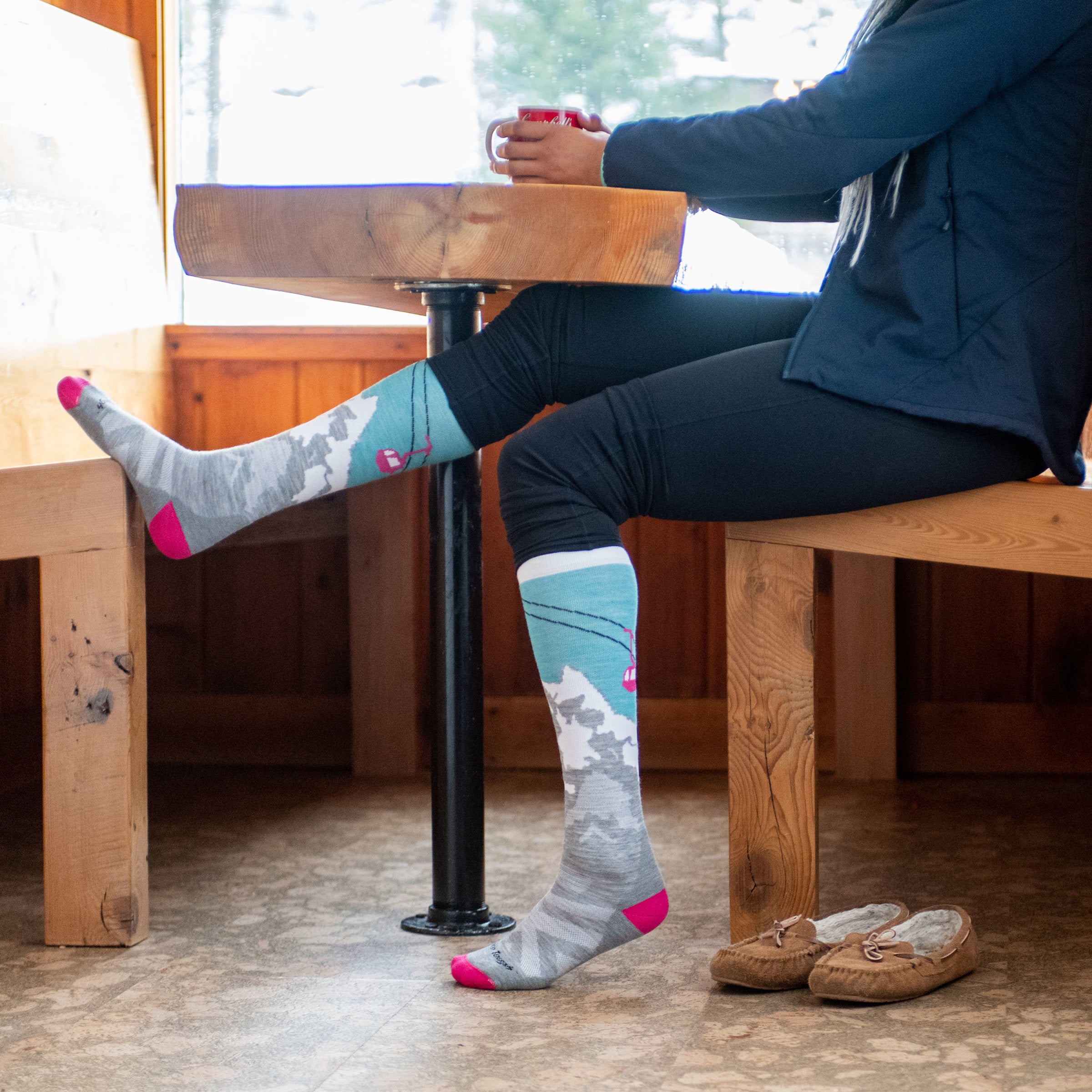 Women's Yeti Over-the-Calf Midweight Ski & Snowboard Socks - Image 5