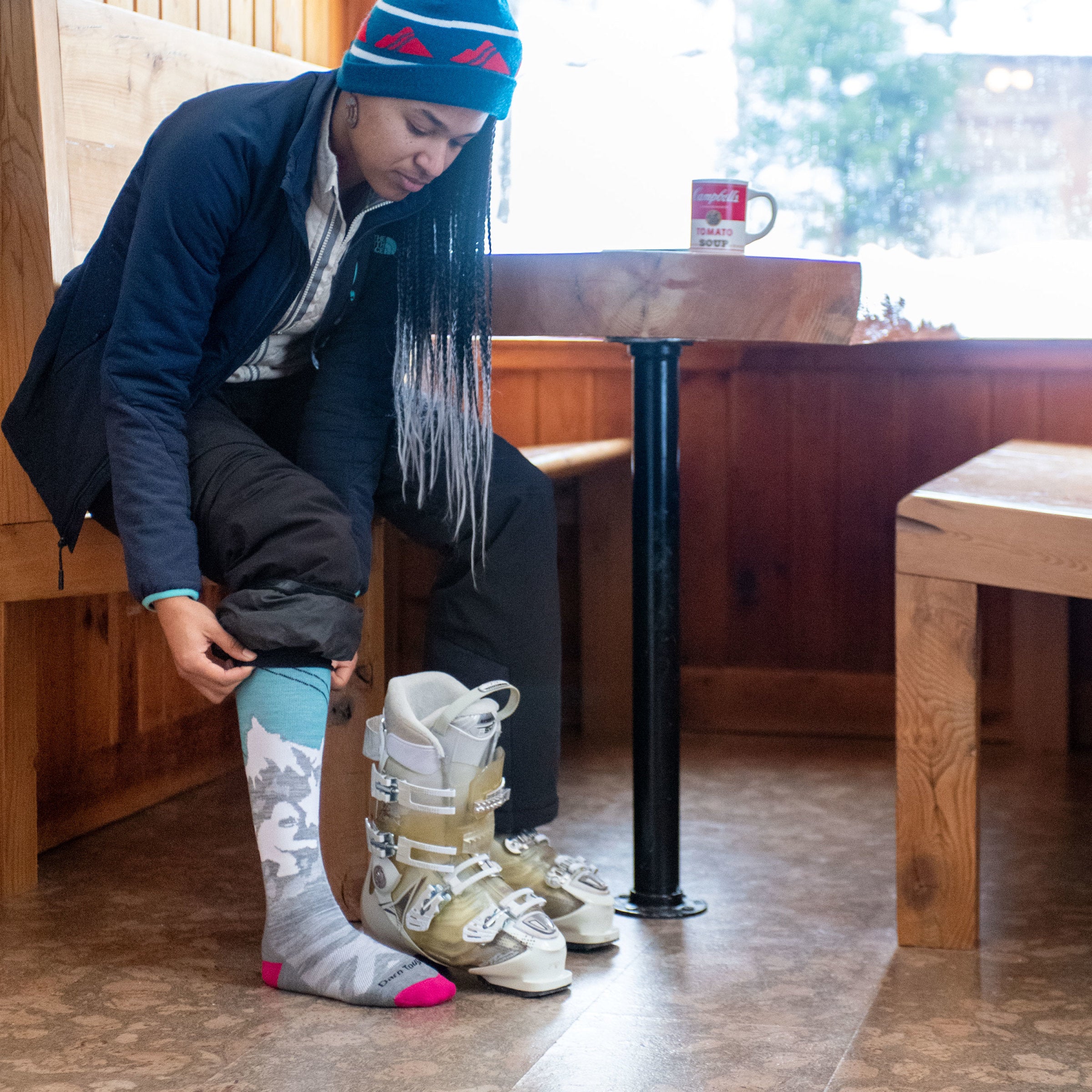 Women's Yeti Over-the-Calf Midweight Ski & Snowboard Socks - Image 7