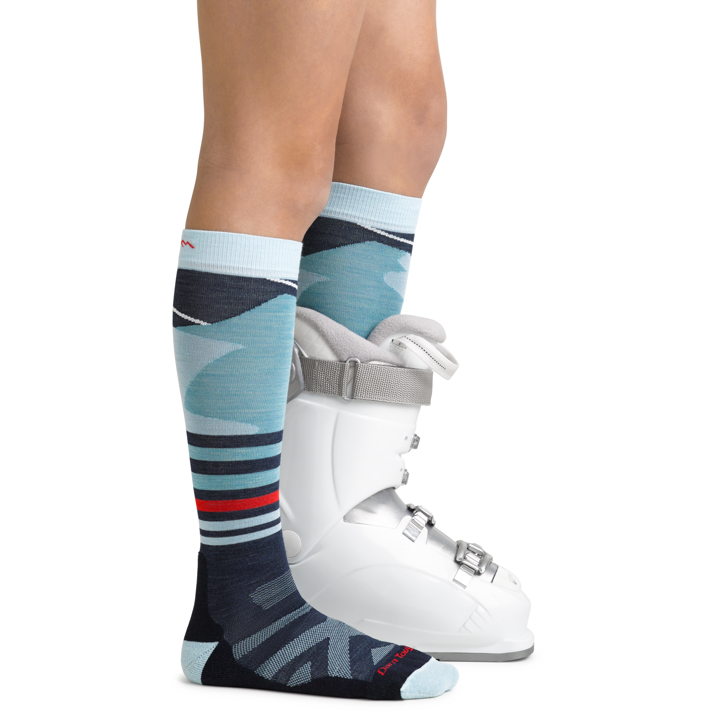 Kids Skipper Over-the-Calf Midweight Ski & Snowboard Sock-Last Chance - Image 4