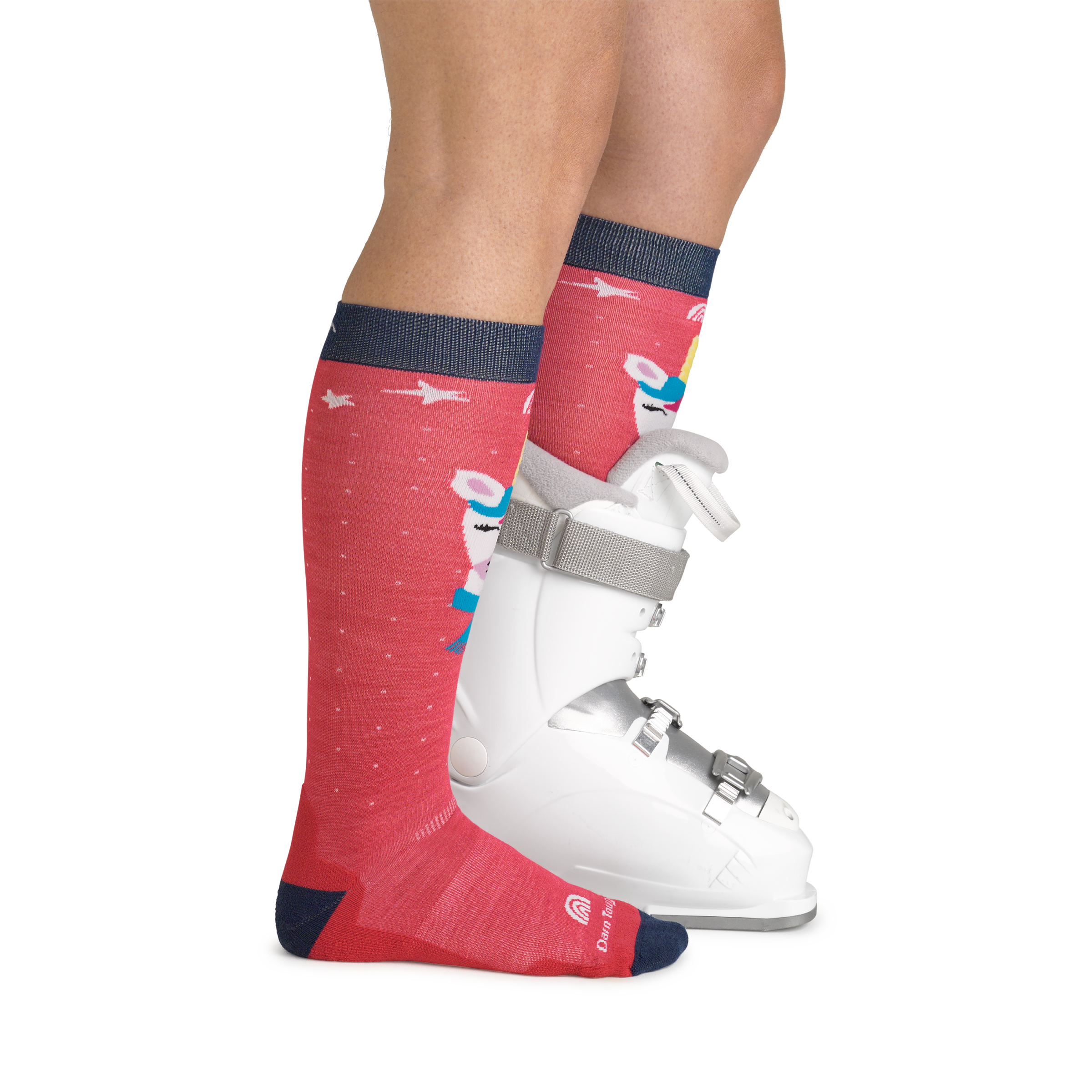Kids Magic Mountain Over-the-Calf Midweight Ski & Snowboard Socks - Image 2