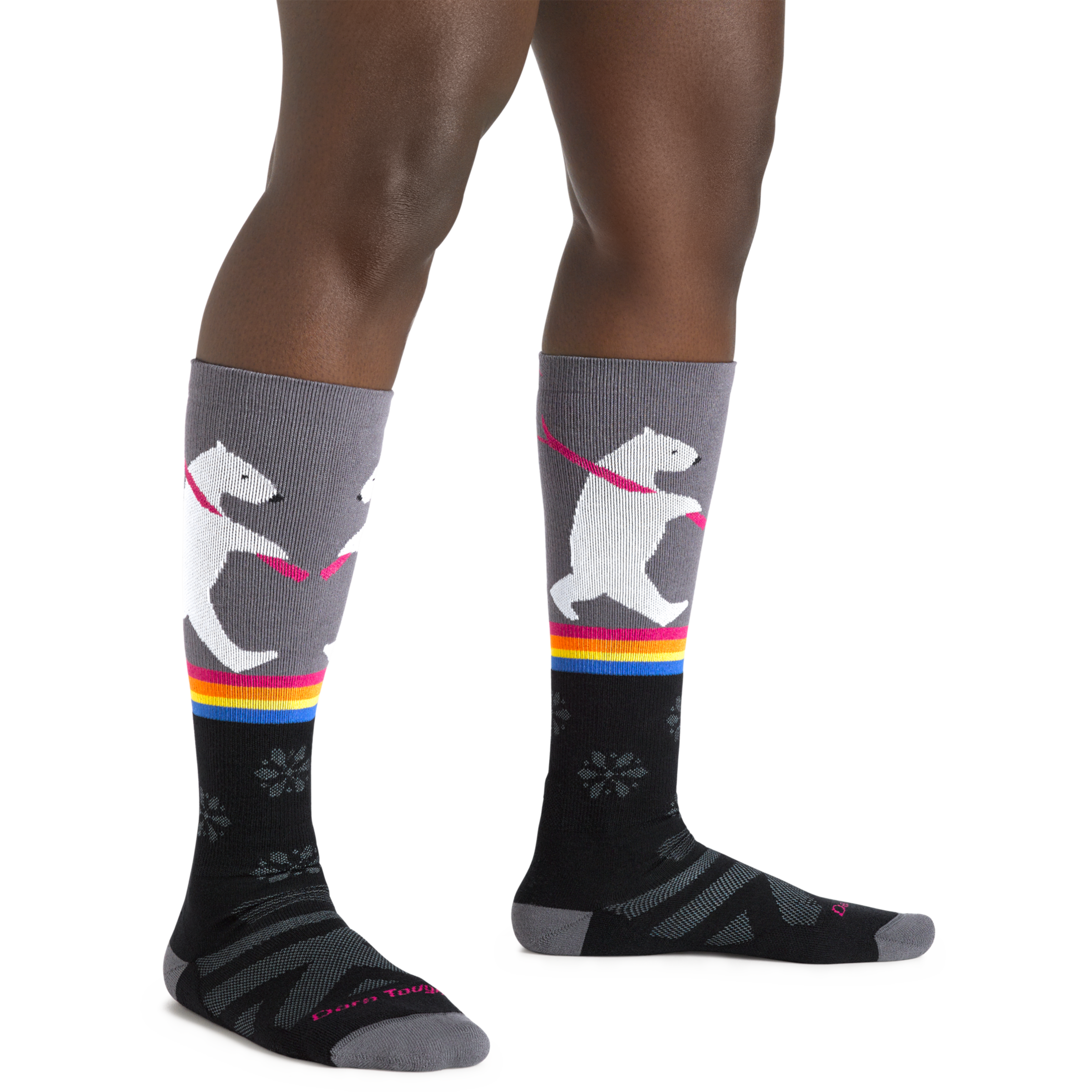 Women's Due North Over-the-Calf Midweight Ski & Snowboard Socks - Image 4