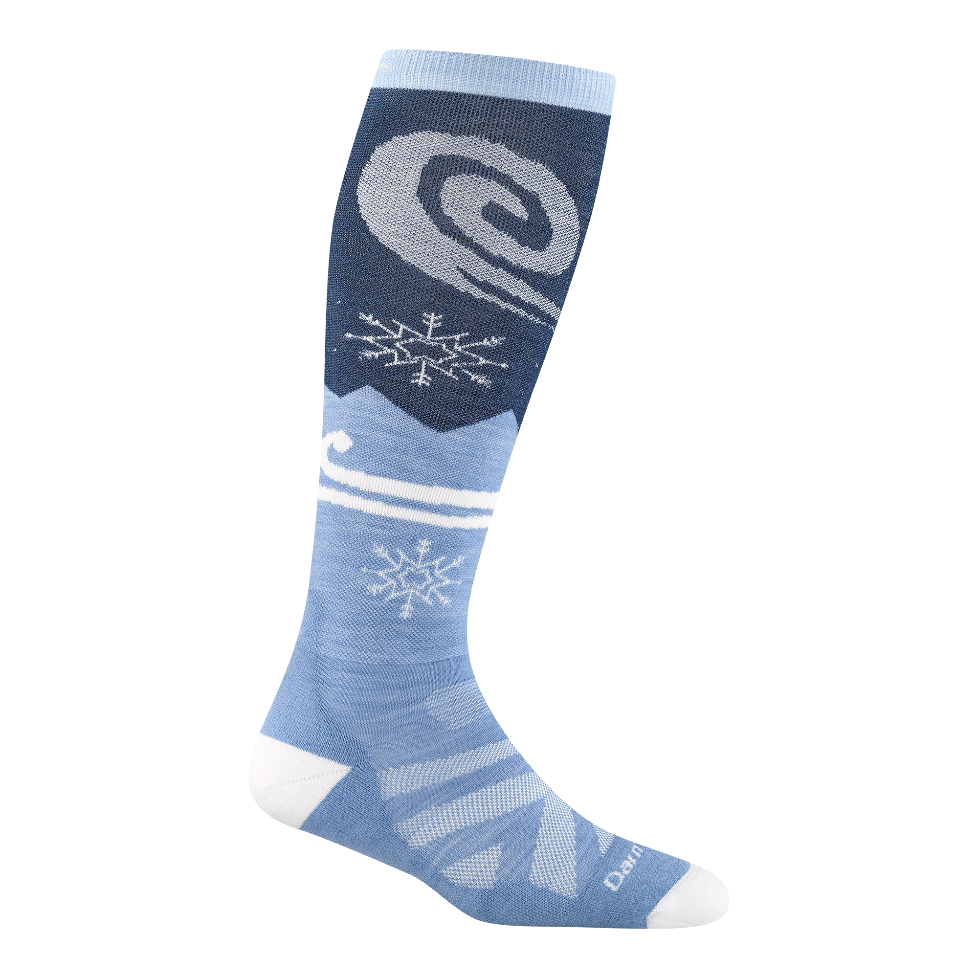Women's Swirlwind Over-the-Calf Lightweight Ski & Snowboard Socks - Image 2